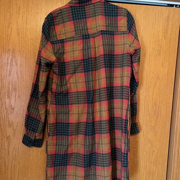 Toad&Co Multicolor Plaid Shirt Dress - Picture 7 of 10